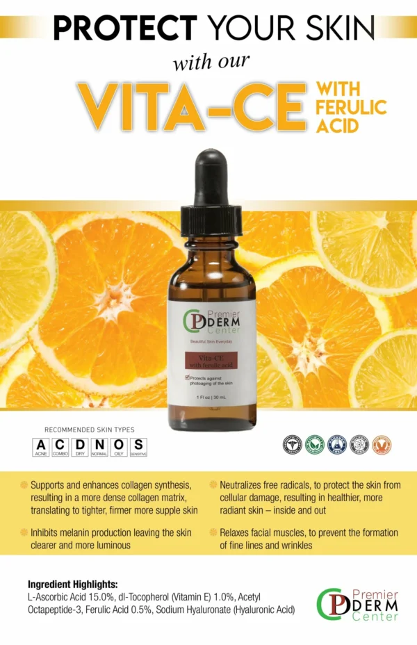 Vita-CE with Ferulic Acid ,Premier Derm Center PLLC | Houston, TX